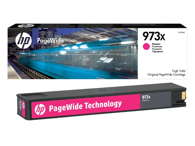 Inktcartridge HP F6T82AE 973X rood