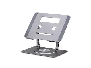 Draaibare Laptopstandaard Zilver tot 5kg Laptops - 1