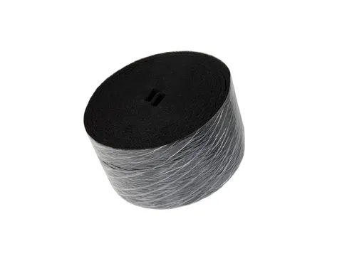 Schuurrol zwart 165mmx10m