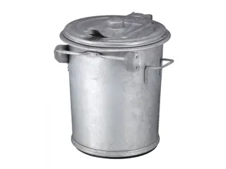 Staalverzinkte Afvalbak 70 Liter - 1