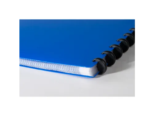 Showalbum PP ring 30 tas A4 blauw