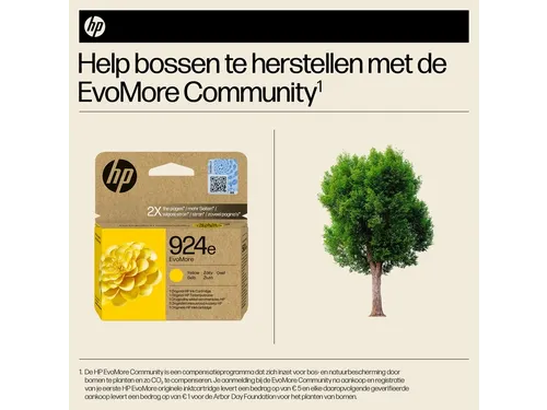 Inktcartridge HP 4K0U9NE 924E Evomore geel