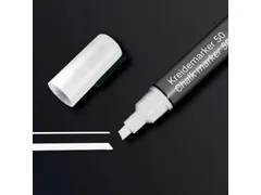 Krijtstift Sigel 1stuk wit wig punt 1-5 mm