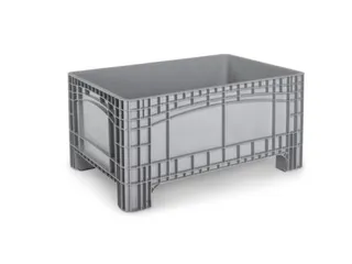 container met grote capaciteit,HxLxB 580x1200x800mm,354l,PE,grijs - 1