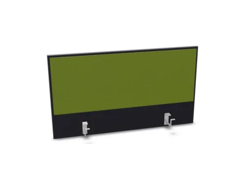 opzetpaneel,v. bureau,aanbouw achter,B 1000mm,CC-zwart,BN7048-groen