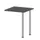 aanbouwtafel,i.h.v.,HxBxD 720-840x600x600mm,MS-donkergrijs