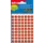 Apli Ronde Etiketten Ø8mm Rood