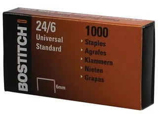 Bostitch Nietjes 24-6-1 Mgal, 6 mm Verzinkt - 1