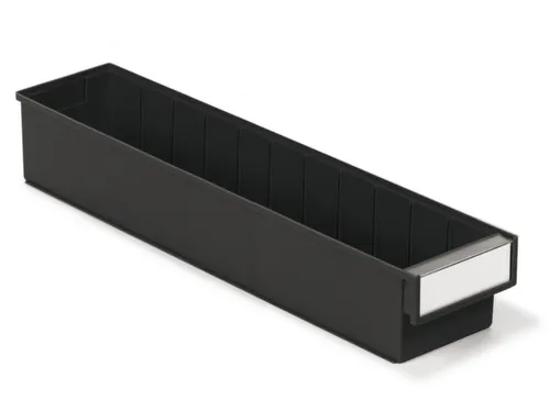 ESD-stellingbak,HxBxD 100x132x600mm,PP,zwart