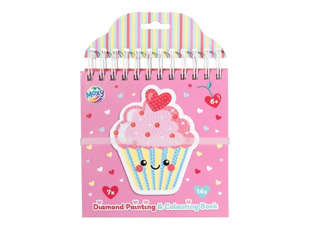 Kleurboek Moxy Diamondpainting 16x16cm