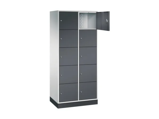 grootvolume-lockersysteem,RAL 7035/RAL 7021,HxBxD 1950x820x500mm