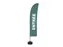 Beachflag 430cm complete set "ENTREE" Groen
