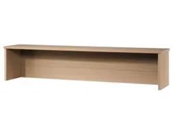 opzetvitrine,HxBxD 350x1200x320mm,hout,beuken,slijt- en krasvast