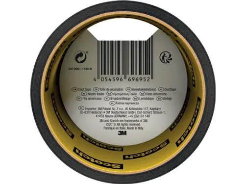 ducttape Universal, ft 48 mm x 10 m, zwart