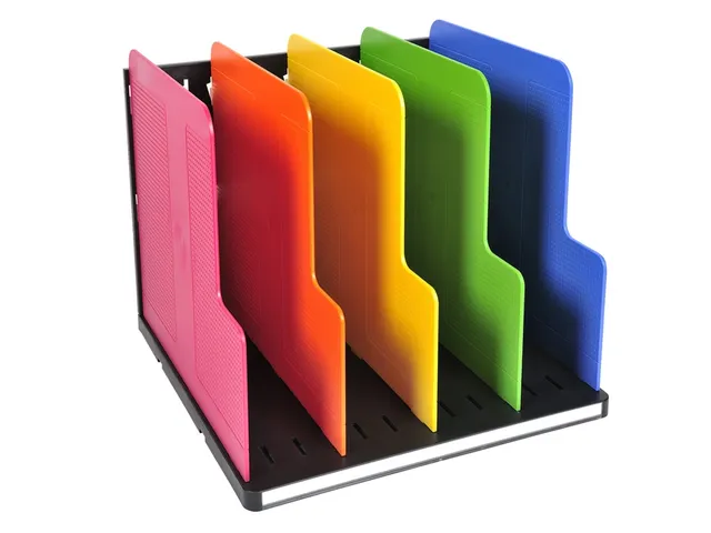 MODULOTOP sorteerrek vertikaal met 5 tabbladen Classic.