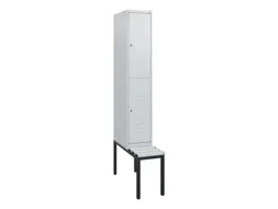 Dubbeldekse dekenkist,HxBxD 1950x300x815mm,1x2vak.,vak B 300mm