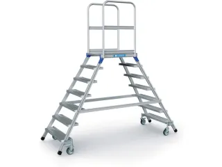 Bordestrap Aluminium Bordes 1680x 600x 800mm 2x7treden Aluminium - 3