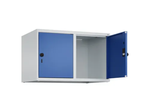 opzetkast,v. locker,2vak.,vak B 400mm,HxBxD 500x800x500mm,vleugeldeur