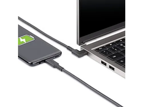 1m Haakse USB-C Kabel rugged