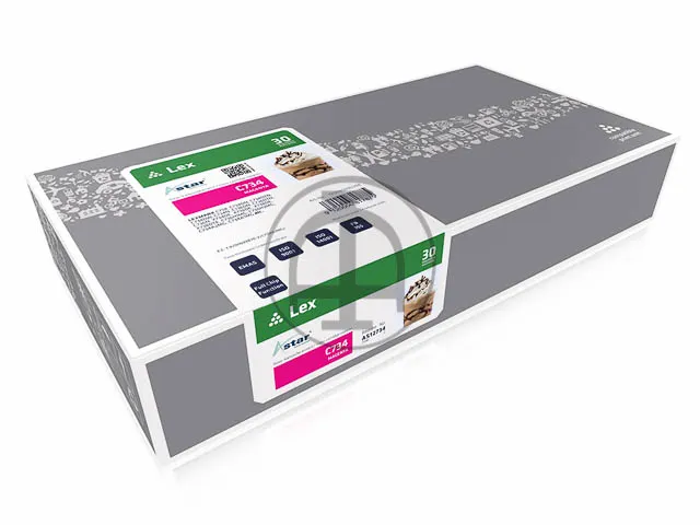 AS12734 Astar Lexmark C734A1MG Optra C toner magenta rebuilt 6000pag