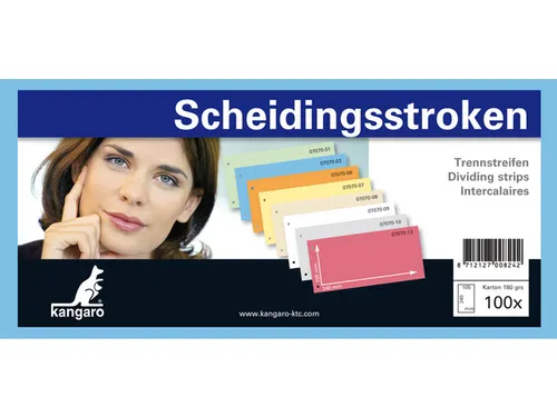 Scheidingsstrook Kangaro 2-gaats 240x105mm 180 grams RC blauw