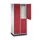 grootvolume garderobekast,RAL 7035/RAL 3003,HxBxD 1950x820x500mm