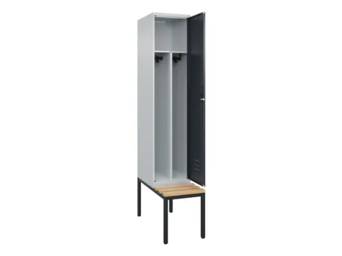 locker voor scheiding van kleding,HxBxD 2120x400x815mm,1vak