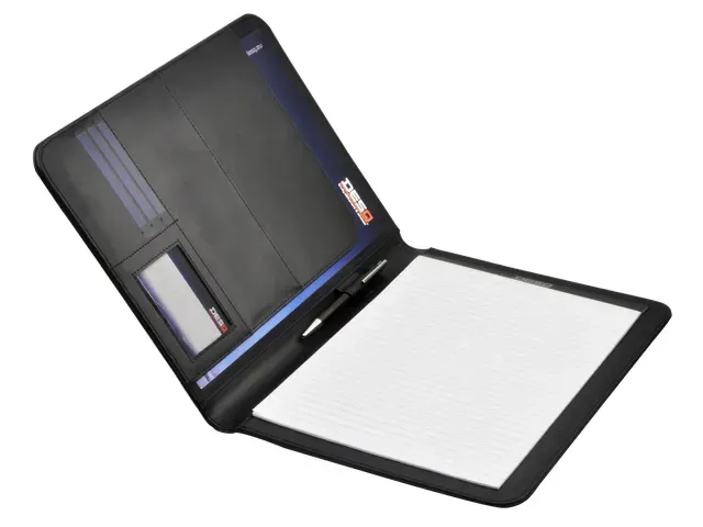 DESQ 3682 A4 Conferentiemap inclusief Schrijfblok Zwart