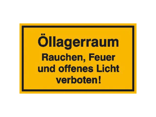 aanwijzingsbord,Olieopslagruimte Roken,aluminium gemerkt,gemoffeld