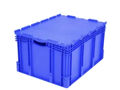 Euronorm Stapelkrat Pp 438x800x600mm 170l Standaardbodem Deksel