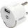 Brennenstuhl Stopcontactadapter USB A 2.4A Wit