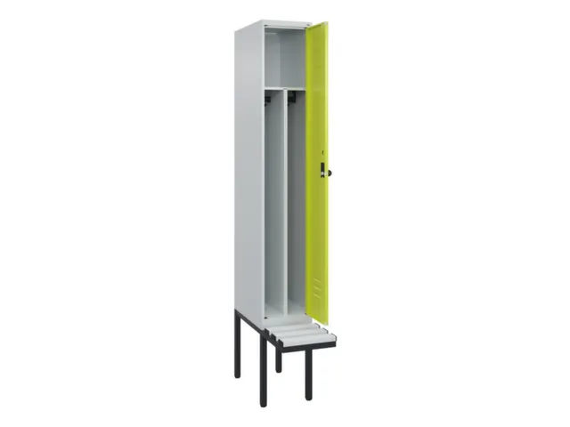 locker voor scheiding van kleding,HxBxD 2120x300x815mm,1vak