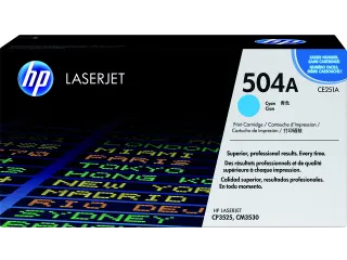 HP 504A Tonercartridge Cyaan CE251A 7K Origineel Toner - 1