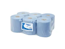 Midi poetspapier 110530 Euro REC blauw 1-Laags 6 Rol