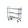 etagewagen,draagverm. 200kg,3etage(s),laadvl. LxB 620x425mm,houtetage