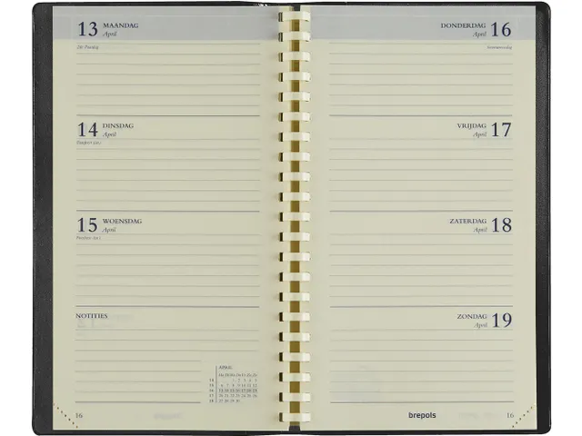 agenda Interplan Genova, blauw, 2027