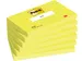 Notes, 100 feuilles, ft 76 x 127 mm, vert néon, paquet de 6 blocs