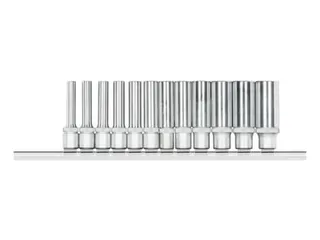 GEDORE RED R41008012 Dopsleutelset 1/4 inch zeskant + strip 12-delig - 1