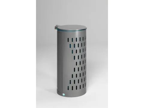 Afvalverzamelaar Zilver 120 Liter 850x380x440mm Met Deur
