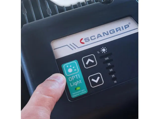 industrielamp,behuizing gegoten aluminium,COB-led,3000lumen,draaggreep