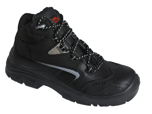 Evolution+ Titan Overcap Flex S3 werkschoenen hoog zwart maat 38