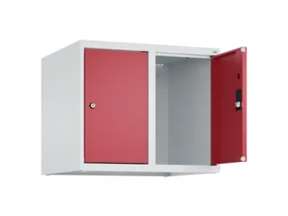 opzetkast,v. locker,2vak.,vak B 300mm,HxBxD 500x600x500mm,vleugeldeur - 2