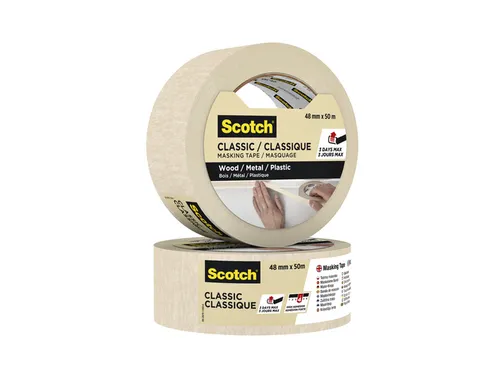 Afplaktape Scotch Classic 48mmx50m beige