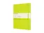 Notitieboek Moleskine XL 190x250mm blanco hard cover lemon green