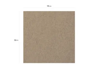 Akoestisch wandpaneel vierkant 100x100cm PET-vilt Zand - 2