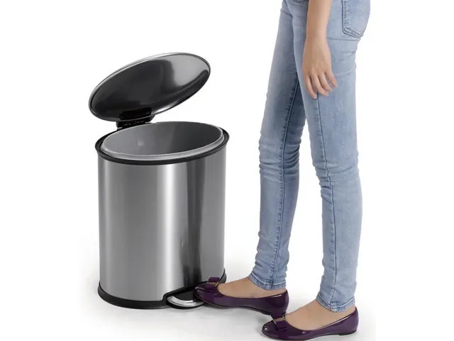 Fraaie Pedaalemmer Ellipse Step Bin 20 Liter Mat Rvs