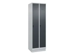 locker voor scheiding van kleding,HxBxD 1950x600x500mm,2vak