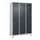 locker,HxBxD 1950x1200x500mm,3vak,vak B 400mm,draaigrendel,voeten