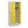 schoollocker,HxBxD 1630x600x500mm,2vak,vak B 300mm,draaigrendel,sokkel