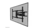 Muurbeugel TV 55-110 Inch Zwart WL40S-950BL18